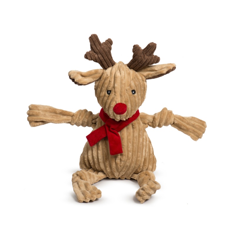 Rudy Reindeer Knottie Plush Dog Toy