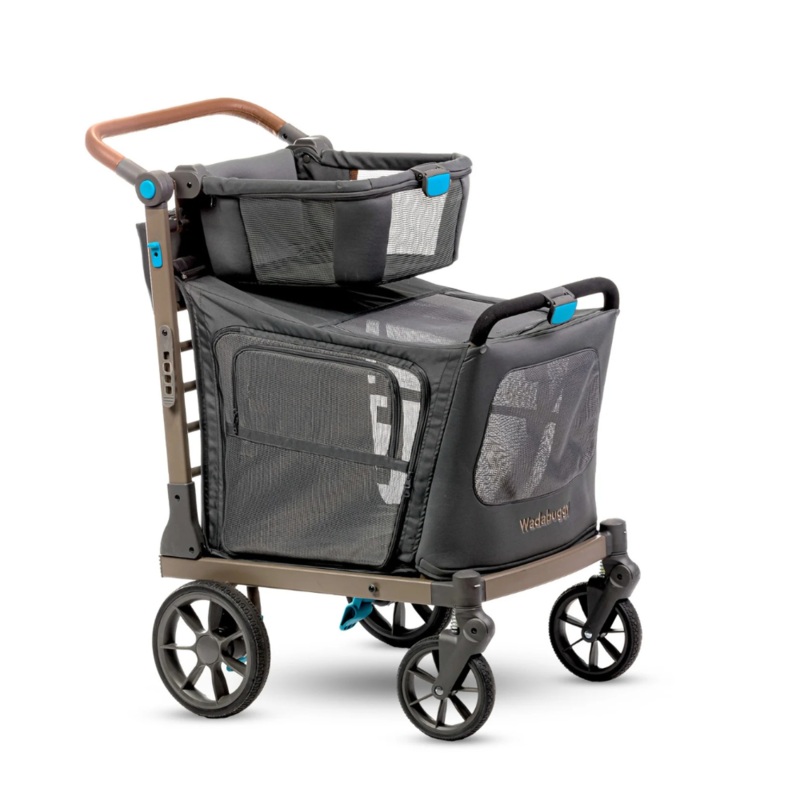 Wadabuggy Foldable Pet Stroller w/ Shopping Basket (XL) (Direct-Ship)