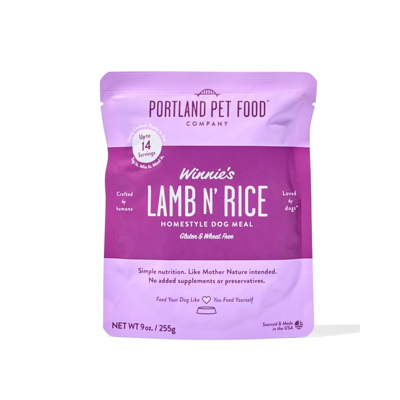 Winnie’s Lamb N’ Rice Meal Pouch for Dogs (Made in the USA)