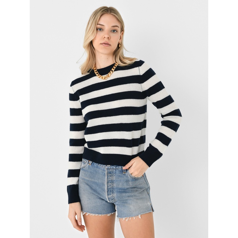 Jumper 1234 Women’s Stripe Crew Sweater