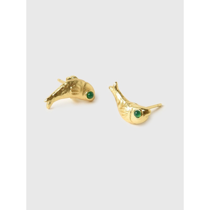 Anni Lu Gone Fishing Earrings|O/S|GOLD