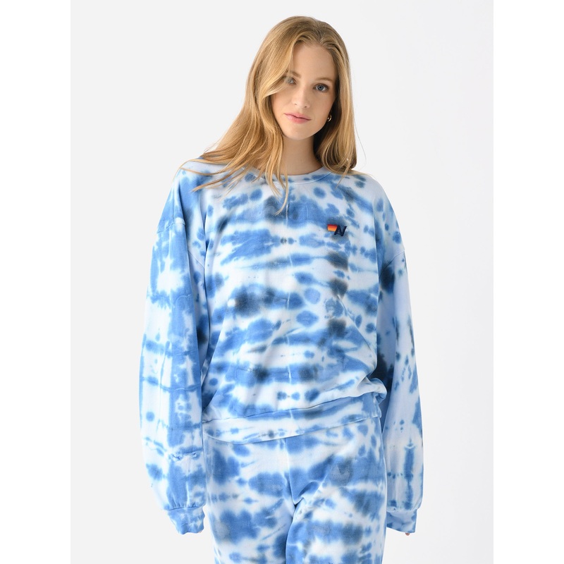 Aviator Nation Women’s Hand Dyed Relaxed Crew Sweatshirt