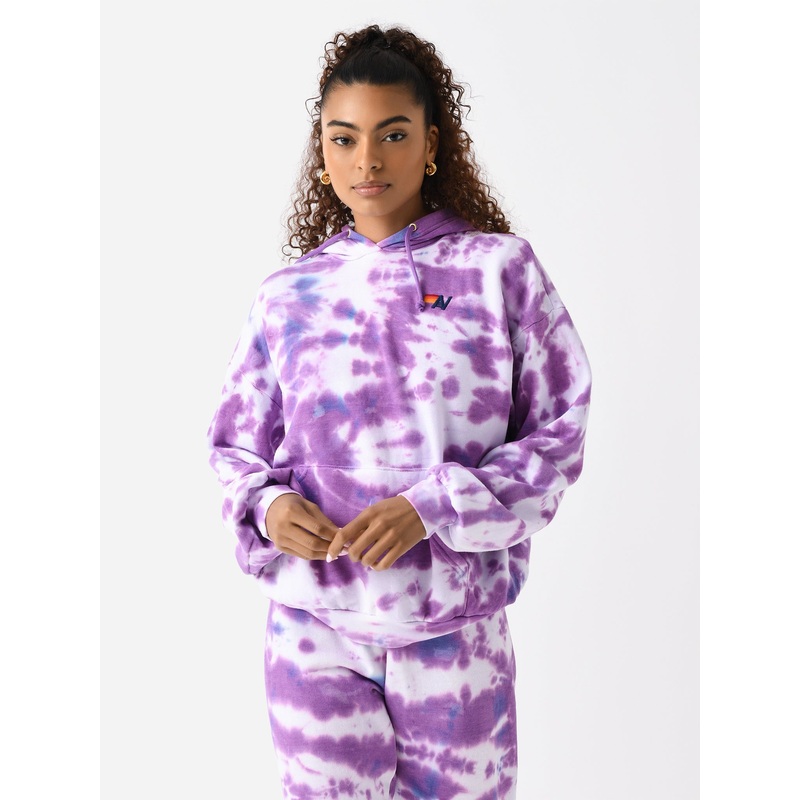 Aviator Nation Women’s Hand Dyed Relaxed Pullover Hoodie