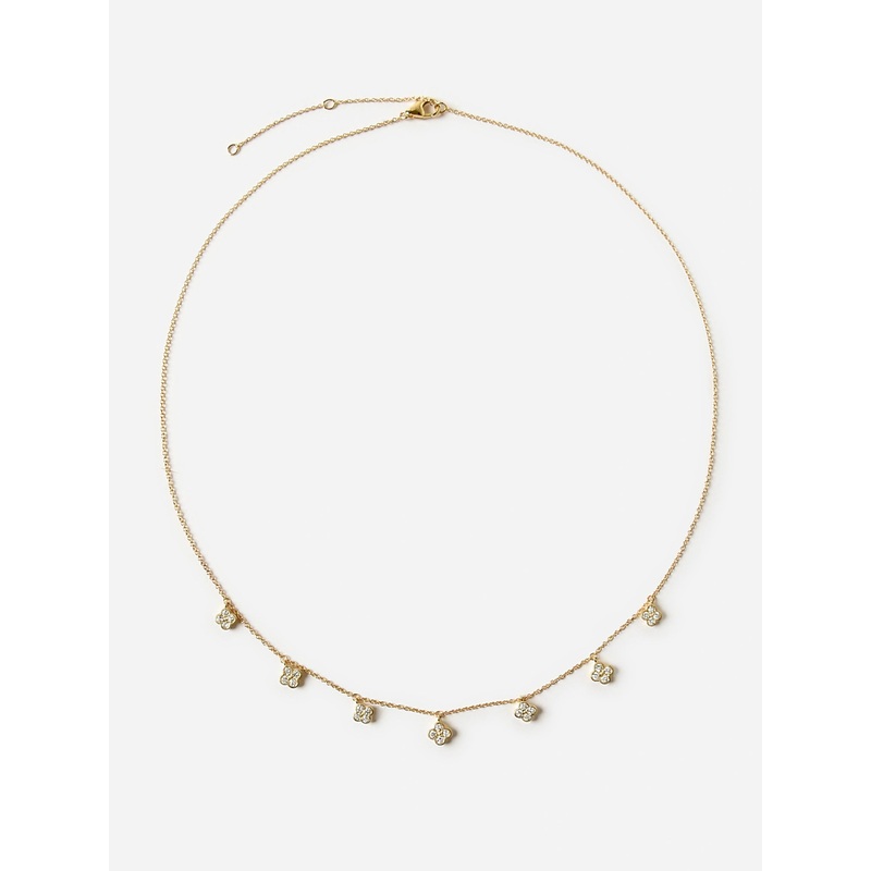 Francie B. Clover Necklace|O/S|GOLD