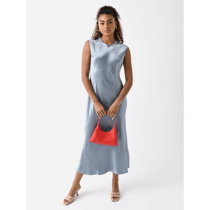 Vince Women’s Satin Bias Cap-Sleeve Dress