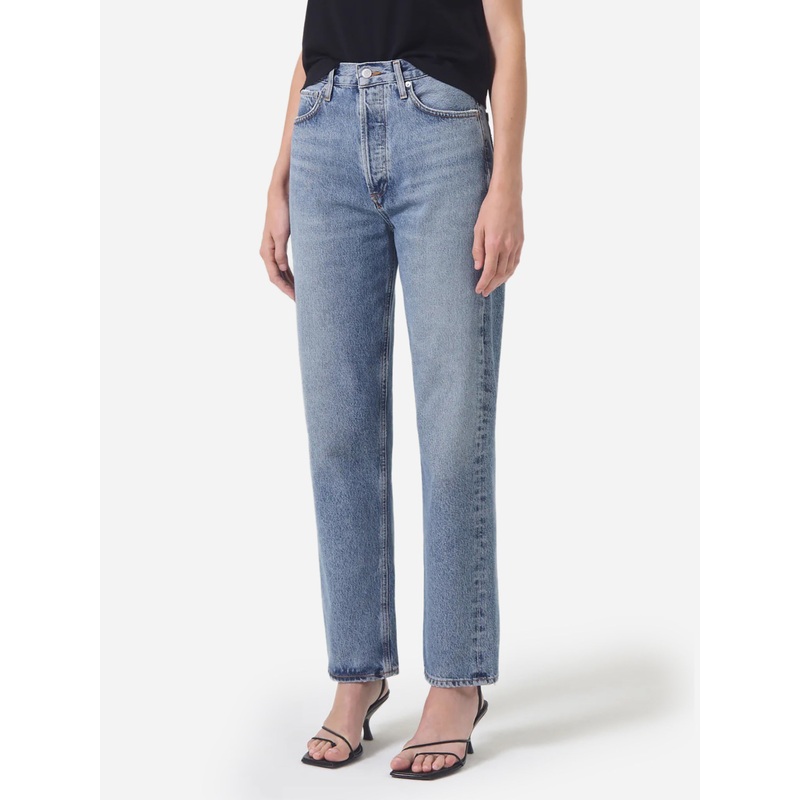 Agolde Women’s 90s Pinch Waist High Rise Straight Jean