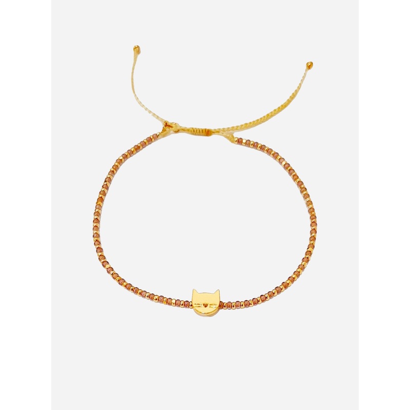 Tai Mixed Gold Simple Charm Bracelet