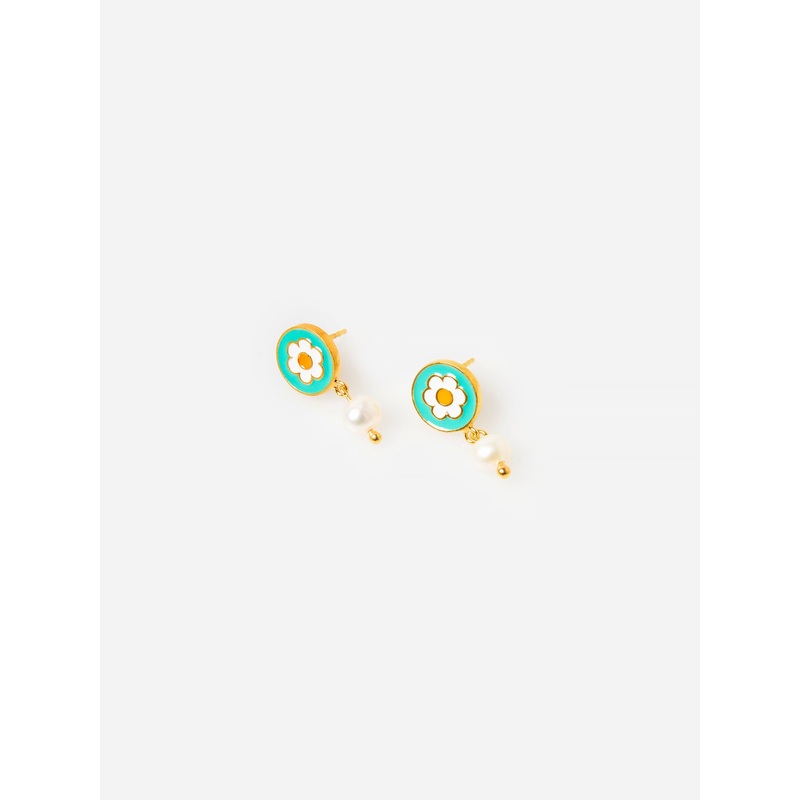10 Deco Art Women’s Flower Kiss Earrings