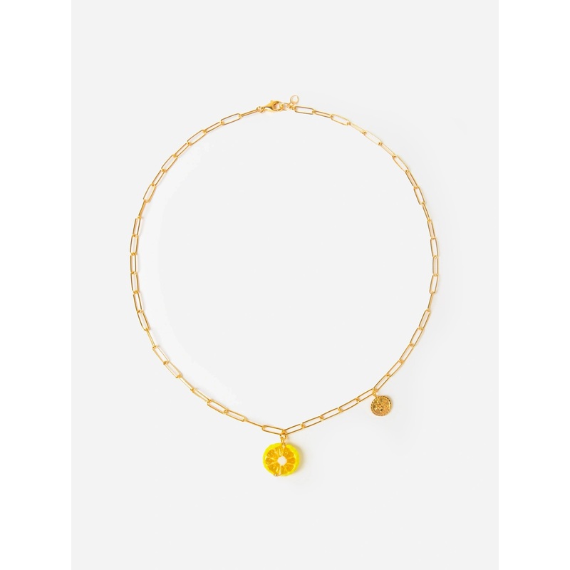 10 Deco Art Women’s Lemon Pendant Necklace