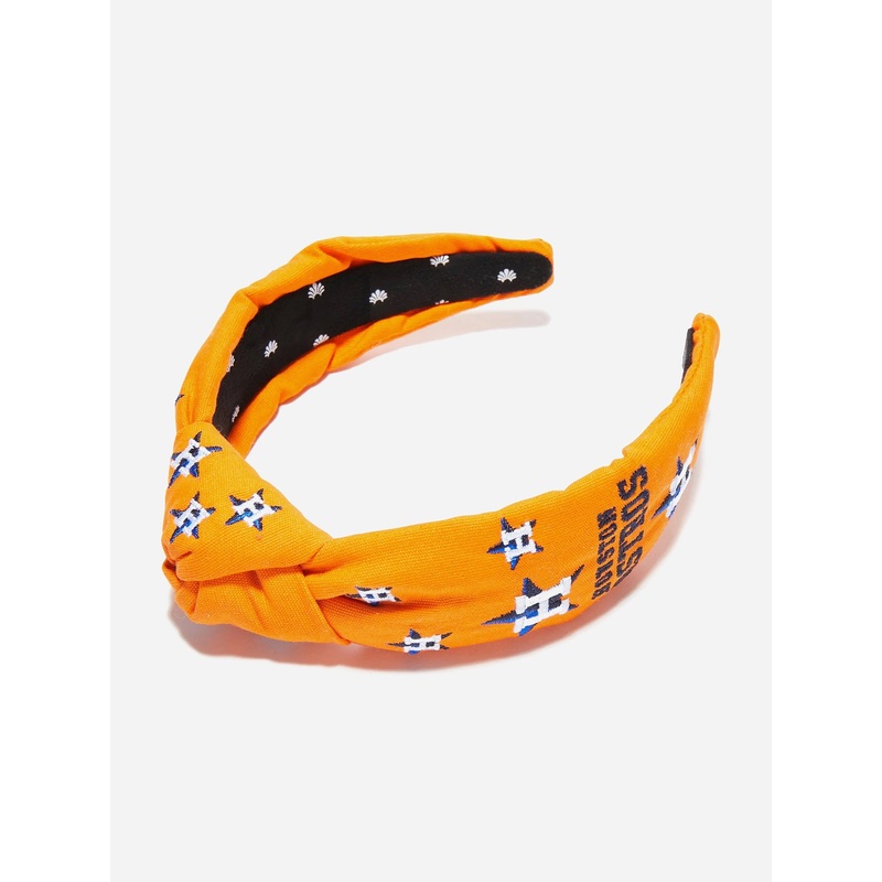 Lele Sadoughi Women’s Houston Astros Embroidered Knotted Headband