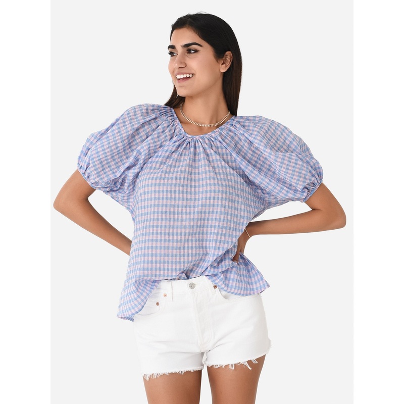 Never A Wallflower Women’s Gathered Neck Top