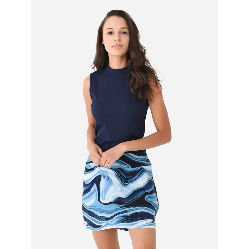 Foray Golf Women’s Mock Neck Rib Top