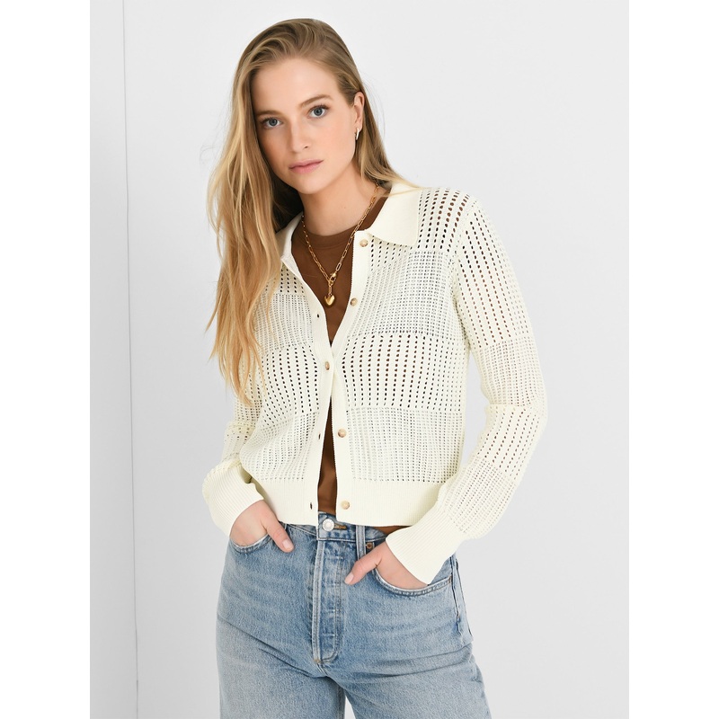 Frame Women’s Shrunken Crochet Cardi
