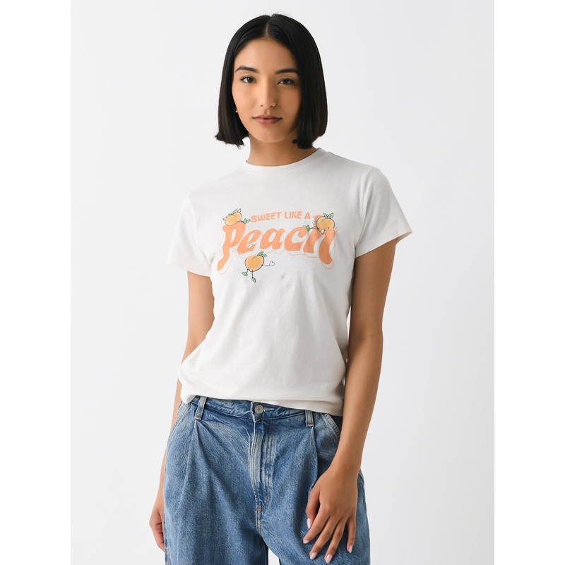 Re/Done Women’s Peach Classic Tee