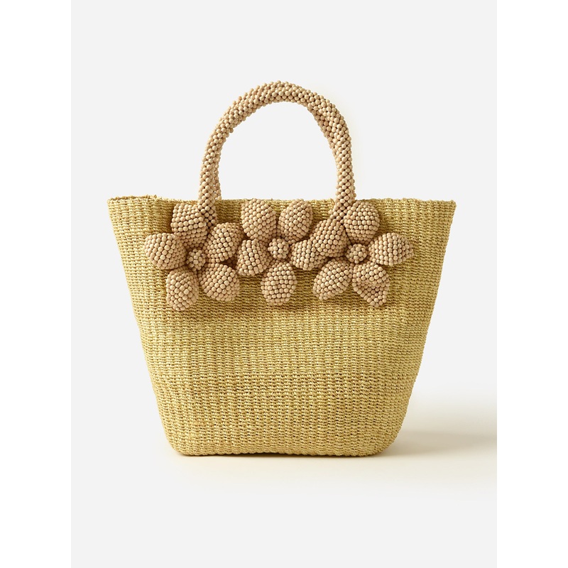 Aranaz Women’s Rossi Tote Bag|O/S|YELLOW/NATURAL