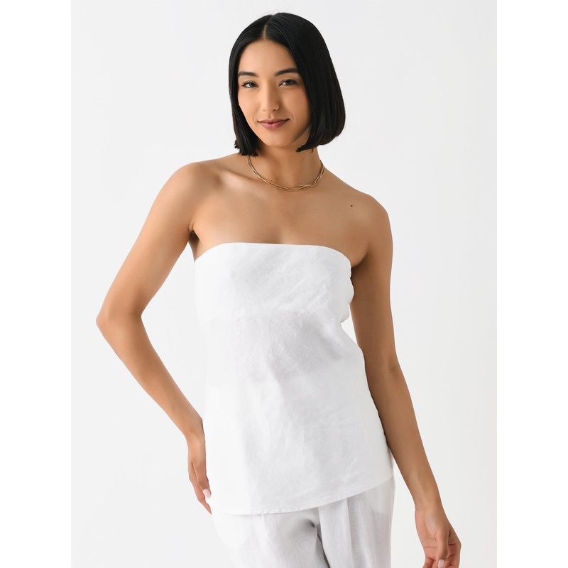 DONNI. Women’s The Linen Tube Top
