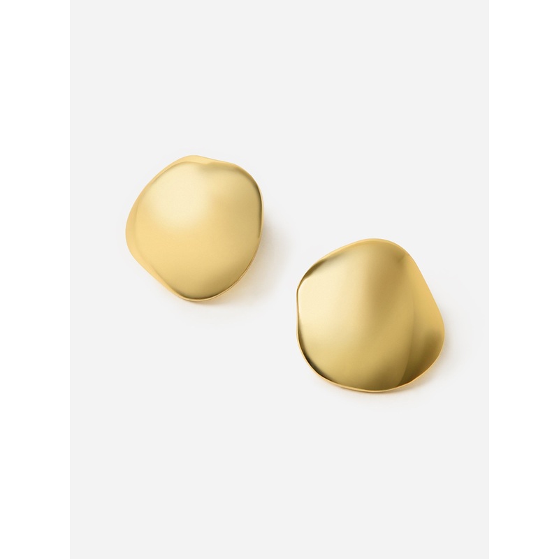 Lele Sadoughi Discus Button Earrings