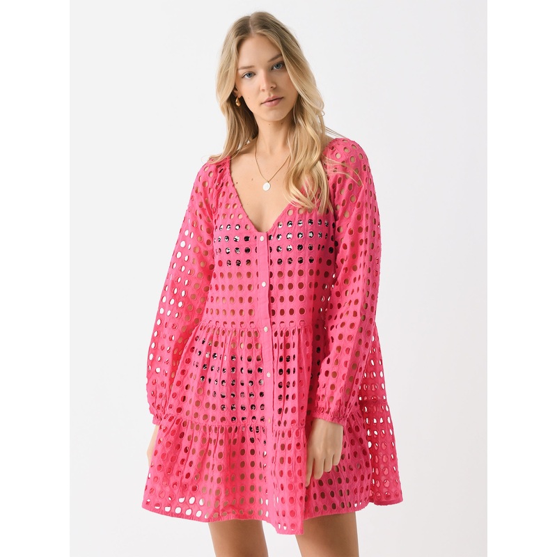 Solid + Striped Women’s The Evan Eyelet Mini Dress