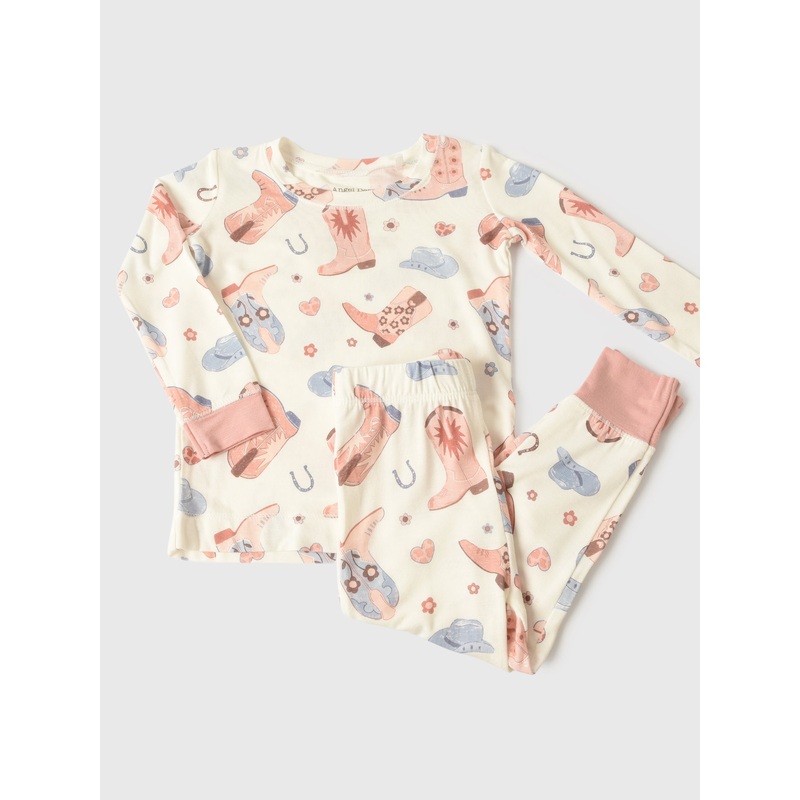 Angel Dear Girls’ Cowboy Boots Lounge Wear Set