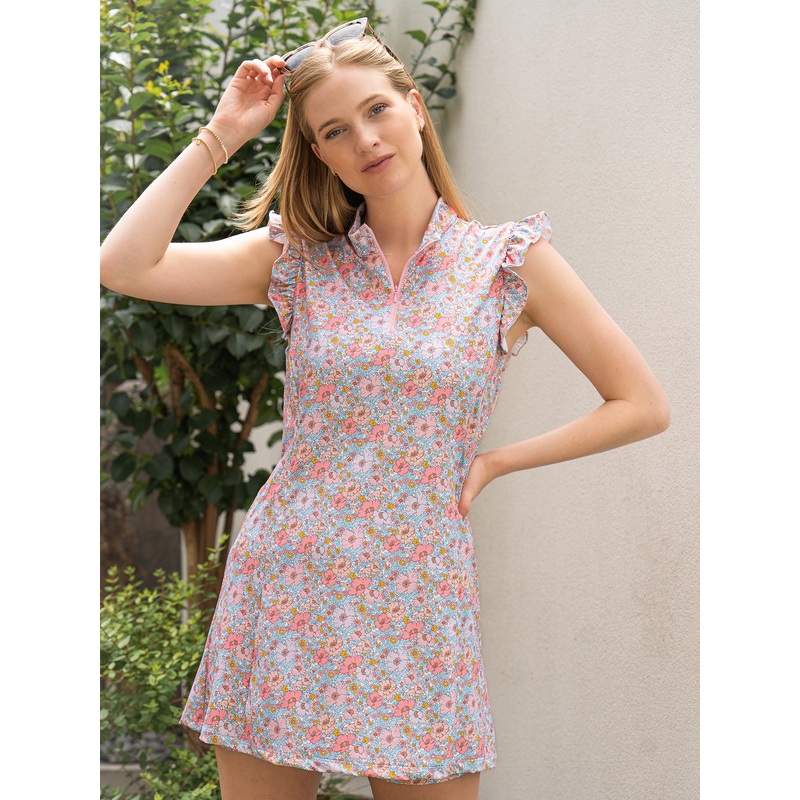Byrdie Women’s Myers Flutter Sleeve Dress