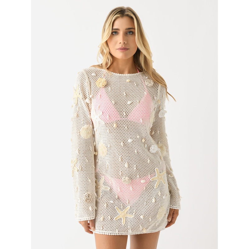 Leslie Amon Women’s Treasure Shell Mini Dress