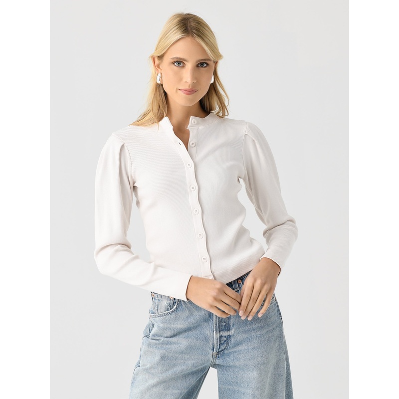 AMO Women’s Puff Sleeve Cardigan
