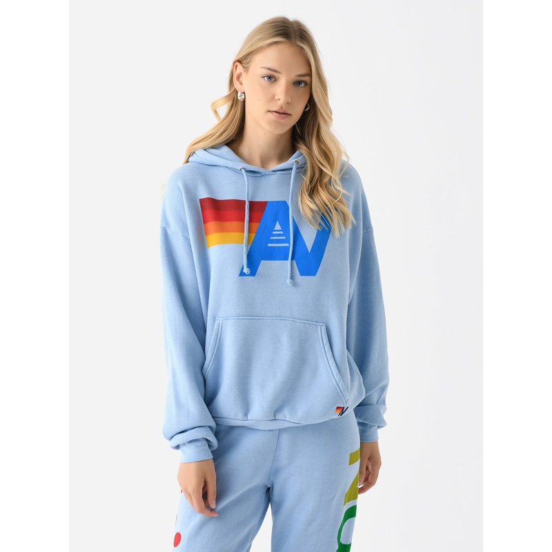 Aviator Nation Women’s Logo Stitch Relaxed Pullover Hoodie