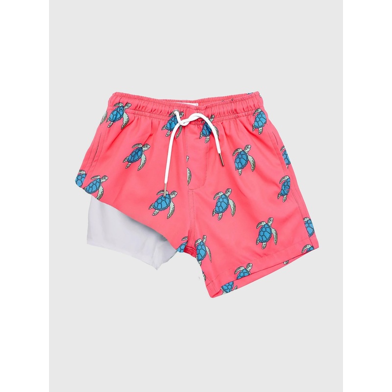 Bermies Boys’ Sea Turtle Swim Trunk