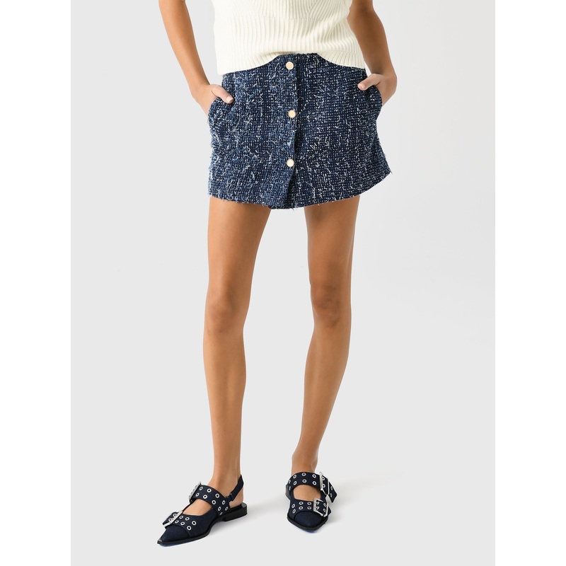 Frame Women’s Denim Boucl Skirt