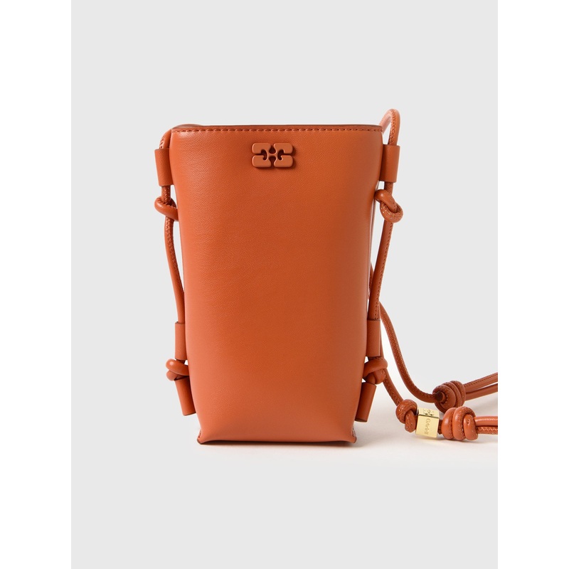 GANNI Bou Crossbody Bag|O/S|SPICY ORANGE