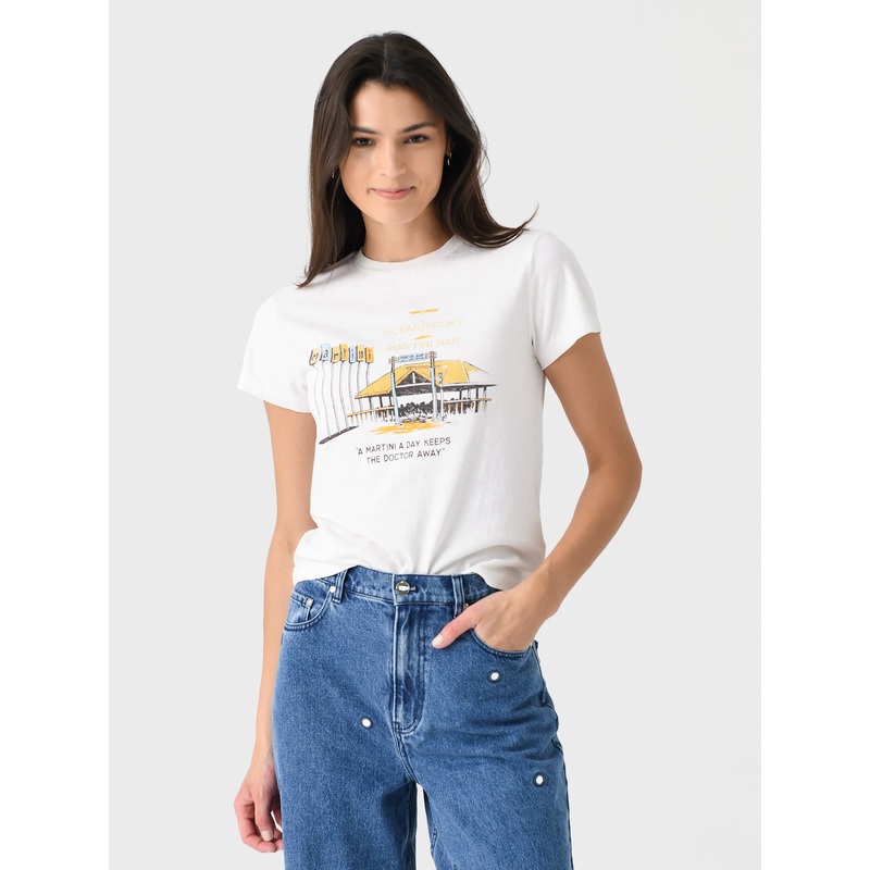 Re/Done Women’s Martini Bar Classic Tee