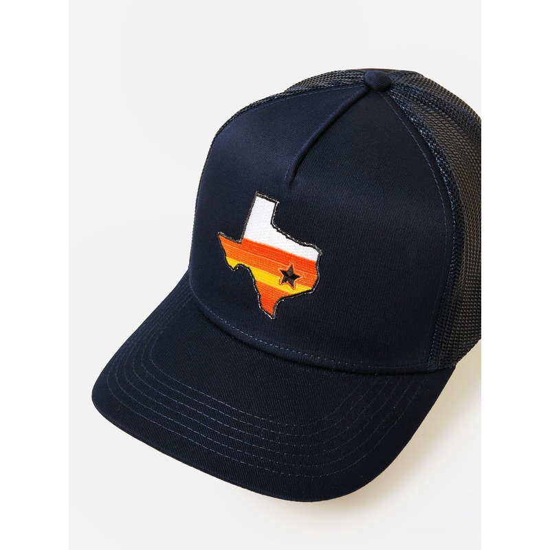 Astros Trucker Hat|O/S|NAVY/ORANGE