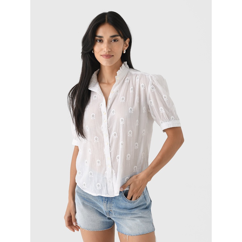 M.A.B.E Women’s Frani Top|XS|S|M|L|WHITE