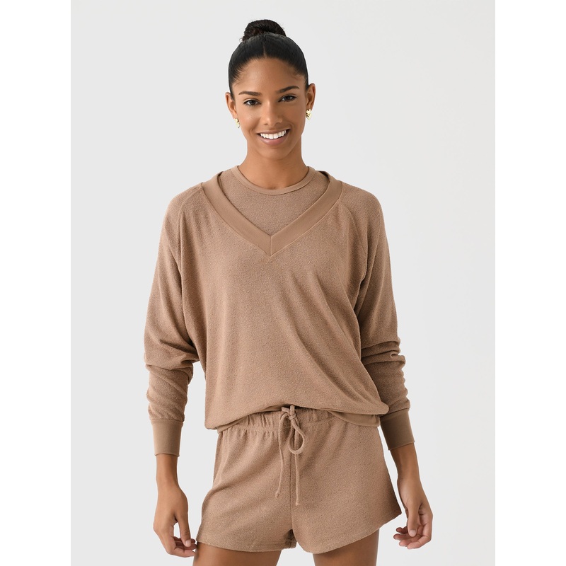 Perfect White Tee Women’s O’Connor Boucle Sweatshirt