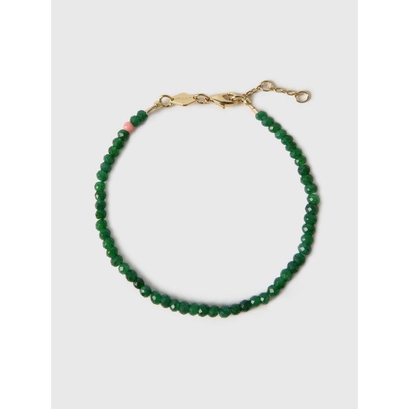 Anni Lu Tan Line Bracelet|O/S|GREEN JADE
