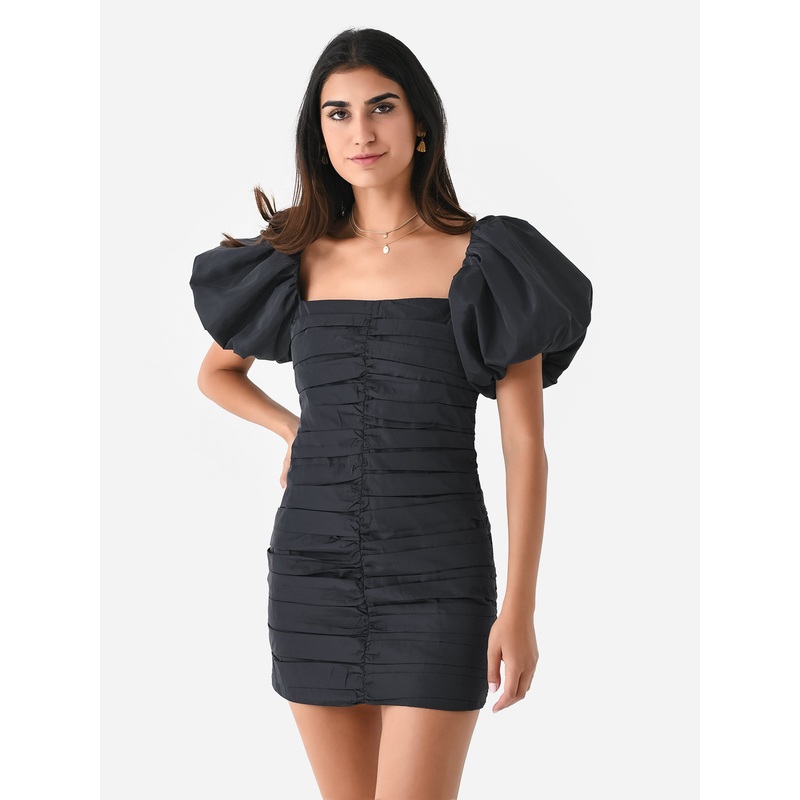 Rhode Women’s Suzette Dress|4|JET BLACK