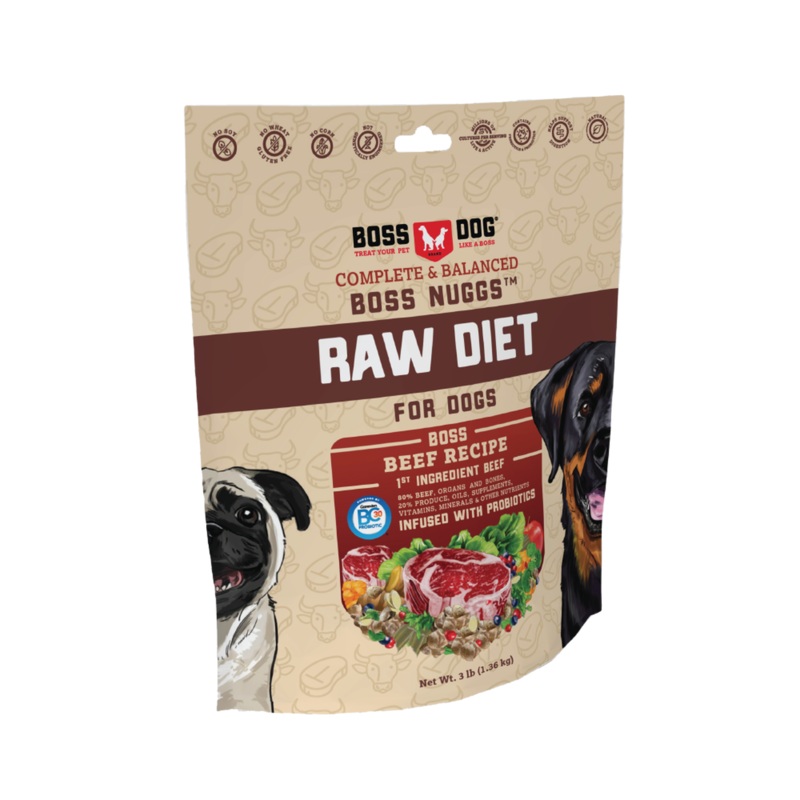 Boss Dog Beef Raw Diet Dog Food