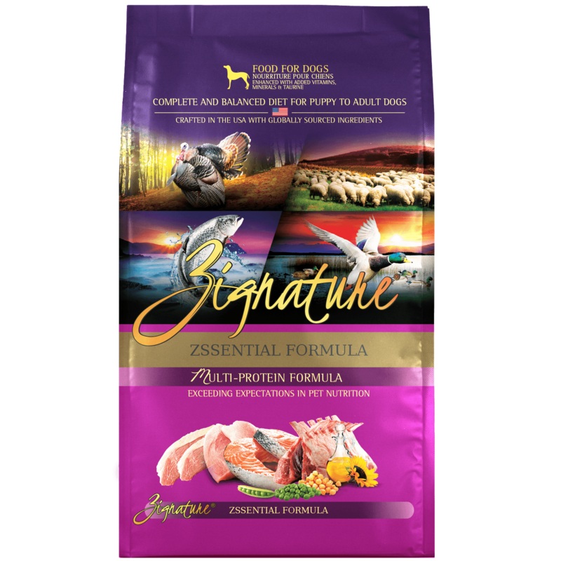 Zignature Zssential or Trout & Salmon Dry Dog Food
