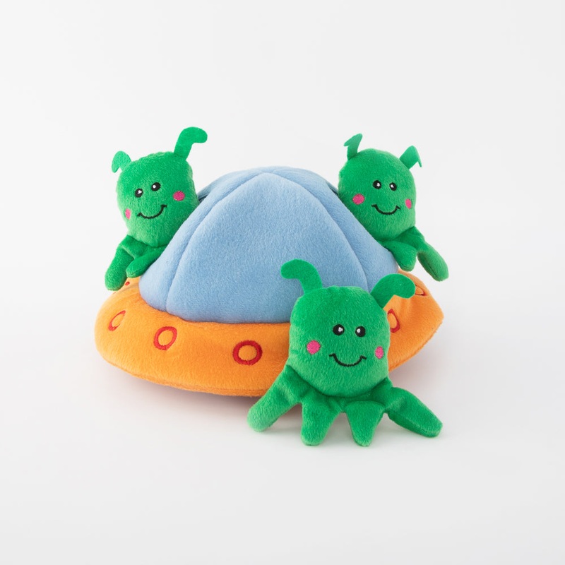 ZippyPaws Aliens in UFO