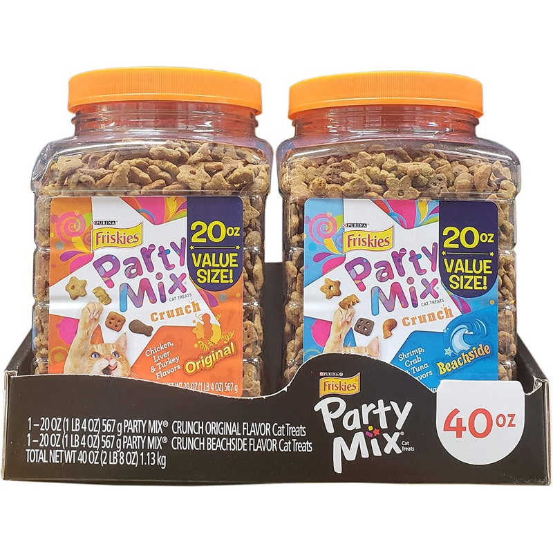20 or 40 Oz Friskies Party Mix Cat Treats