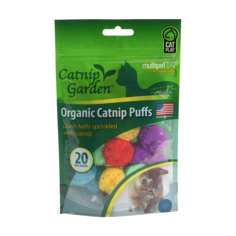 20 Pack Catnip Puffs Cat Toy
