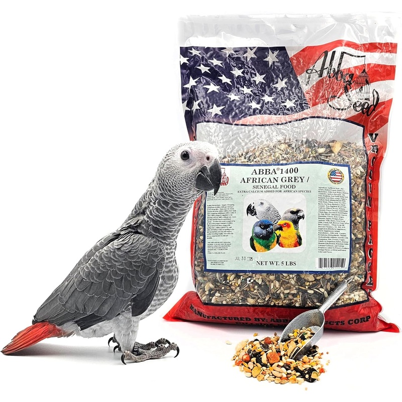 Abba 1400 African Greys, Conures, and Senegal Parrots Bird Seed