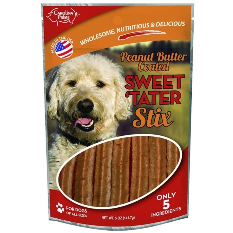 Carolina Prime Peanut Butter SweetTater Stix Dog Treat