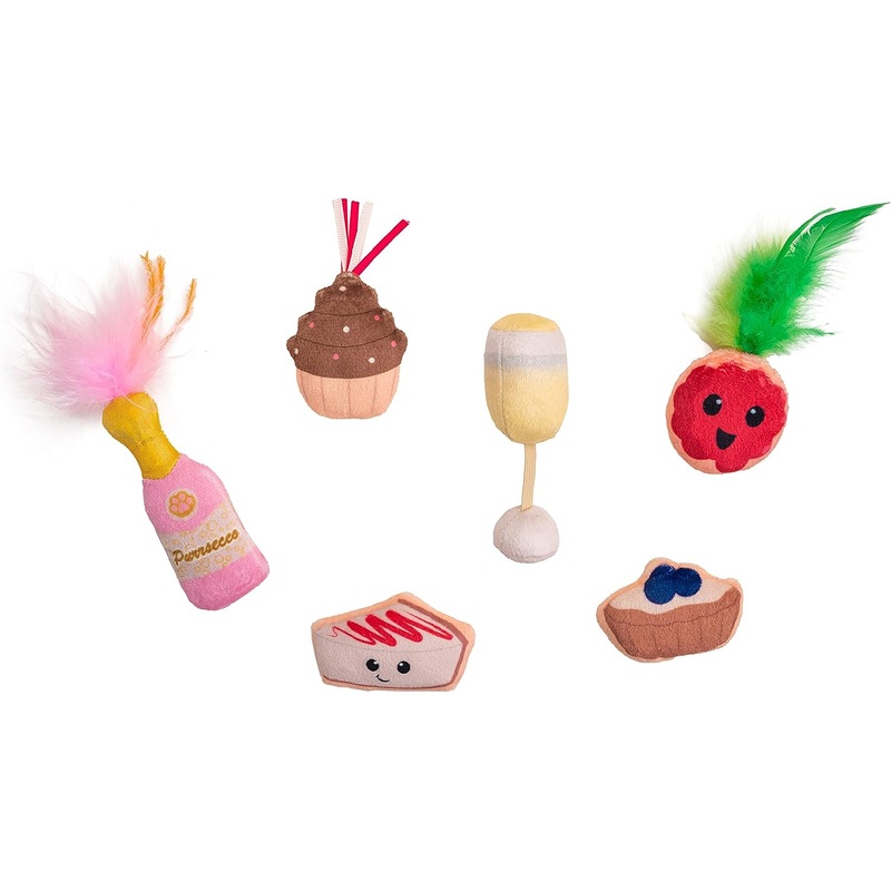Catstages Purrsecco & Cupcakes Cat Toy 6 Pack