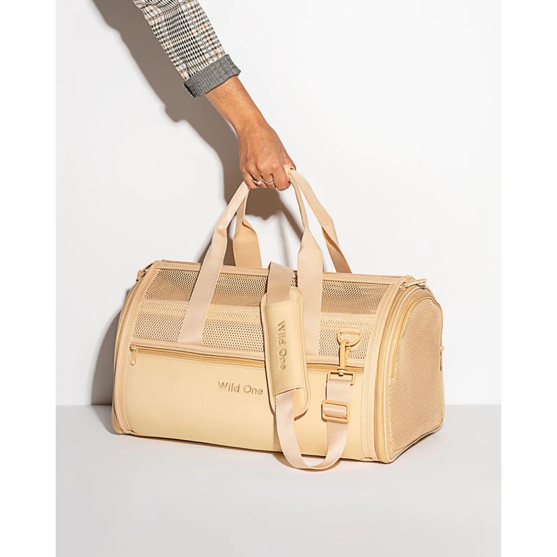 Wild One Tan Pet Carrier