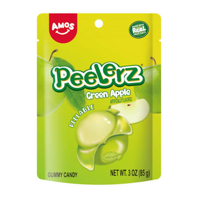 Amos Peelerz Fruit Variety Peelable Gummy Candy