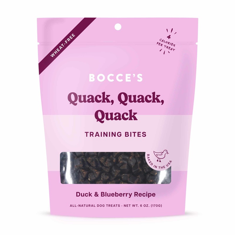 Bocces Quack, Quack, Quack Duck & Blueberry Training Bites