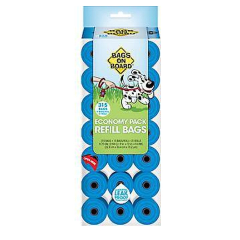 Bags on Board Blue Bag Refill 140 Bags
