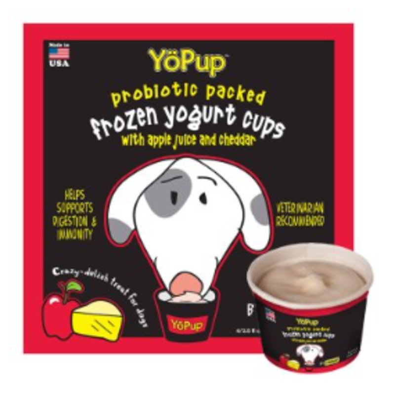 YoPup Apple Juice & Cheddar Frozen Yogurt 3.5z / 4pk