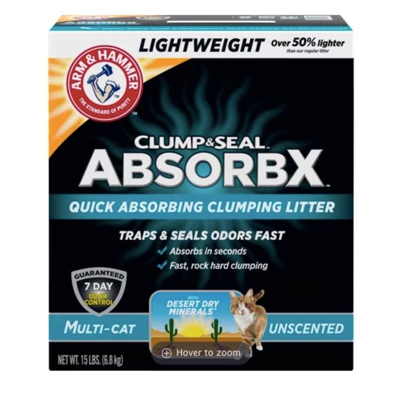 Arm & Hammer Absorbx Lightweight Unscented 15#